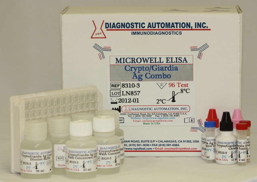 giardia elisa in humans)