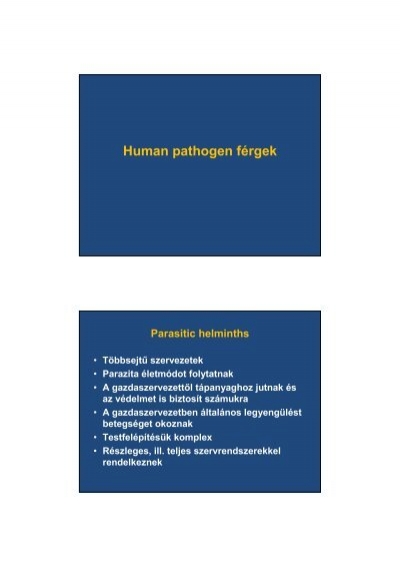 az emberek paraziták hogyan lehet megérteni mit